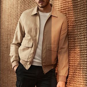 NWOT - Simons brown Harrington jacket